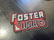 FOSTER WELD STICKER PACK