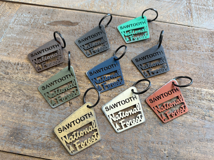 SAWTOOTH NATIONAL FOREST KEYCHAIN