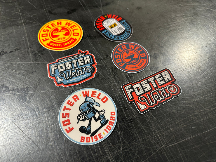 FOSTER WELD STICKER PACK