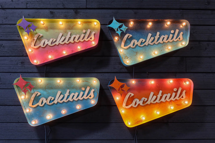 RETRO COCKTAILS SIGN