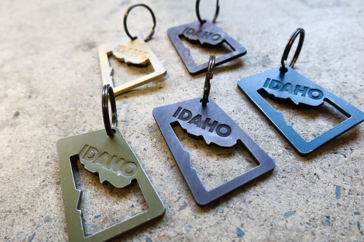 IDAHO STAMPED INSIDE KEYCHAIN