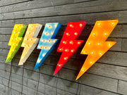 LIGHTNING BOLT MARQUEE SIGN